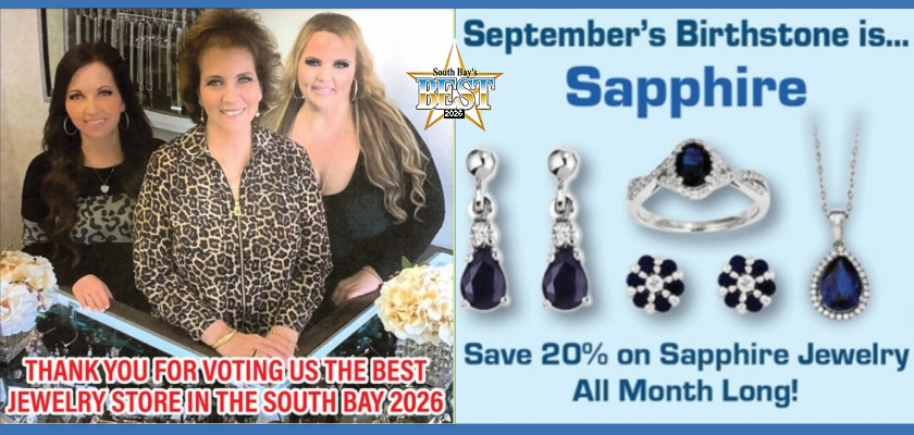 Come in and see our wide selection of festive holiday gifts! We carry a wide variety of Religious Medals & Crosses, including Saints, Baptism, Holy Communion & Confirmation in Sterling Silver, 14k Gold & 14k White Gold!  Thanks for Voting us BEST Jewelry Store of 2026 in the Daily Breeze Reader's Choice Awards! We REALLY value you, our loyal customers!